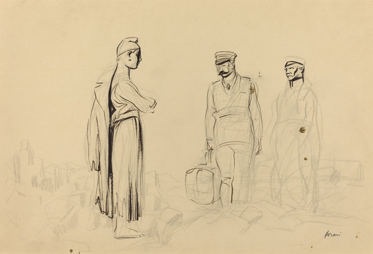 A béke felé c. 19141919. alkotó: Jean Louis Forain