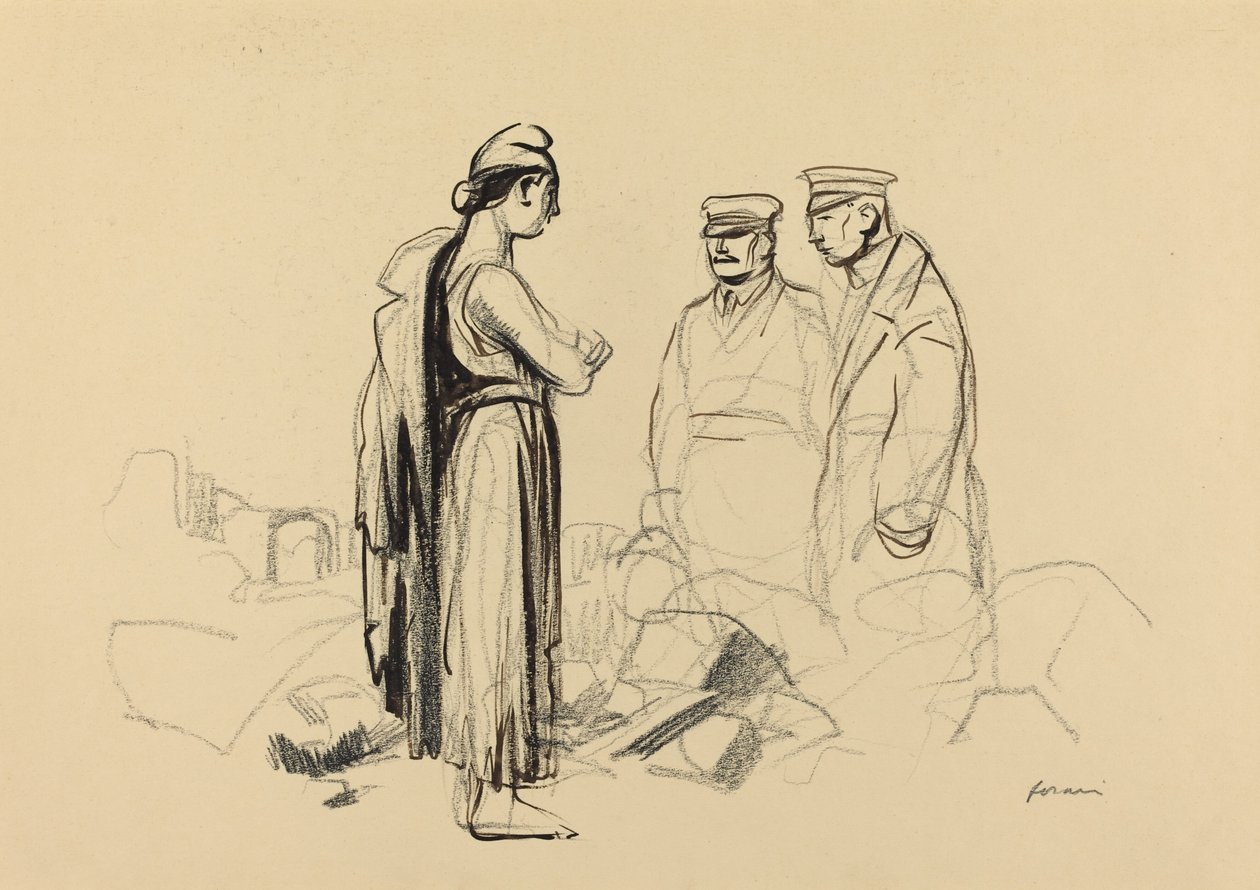 A béke felé c. 19141919. alkotó: Jean Louis Forain