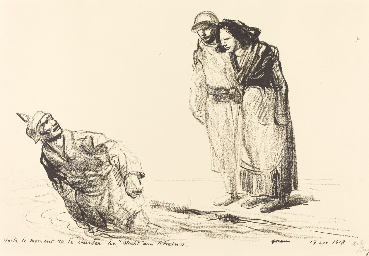 Ez az a pillanat, amikor "Wacht am Rhein"-t énekelsz alkotó: Jean Louis Forain