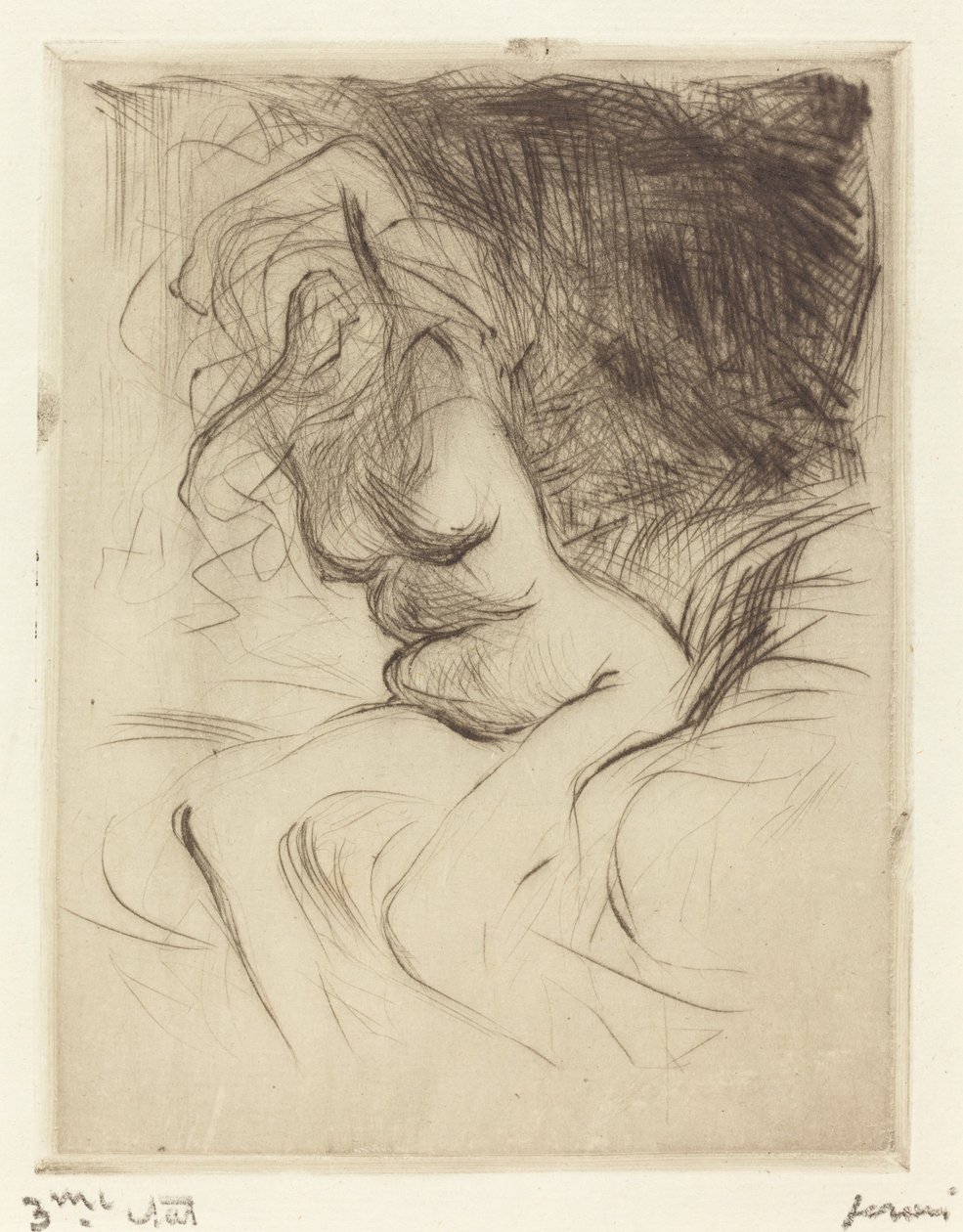 Nő Leveszi Neki Chemise alkotó: Jean Louis Forain