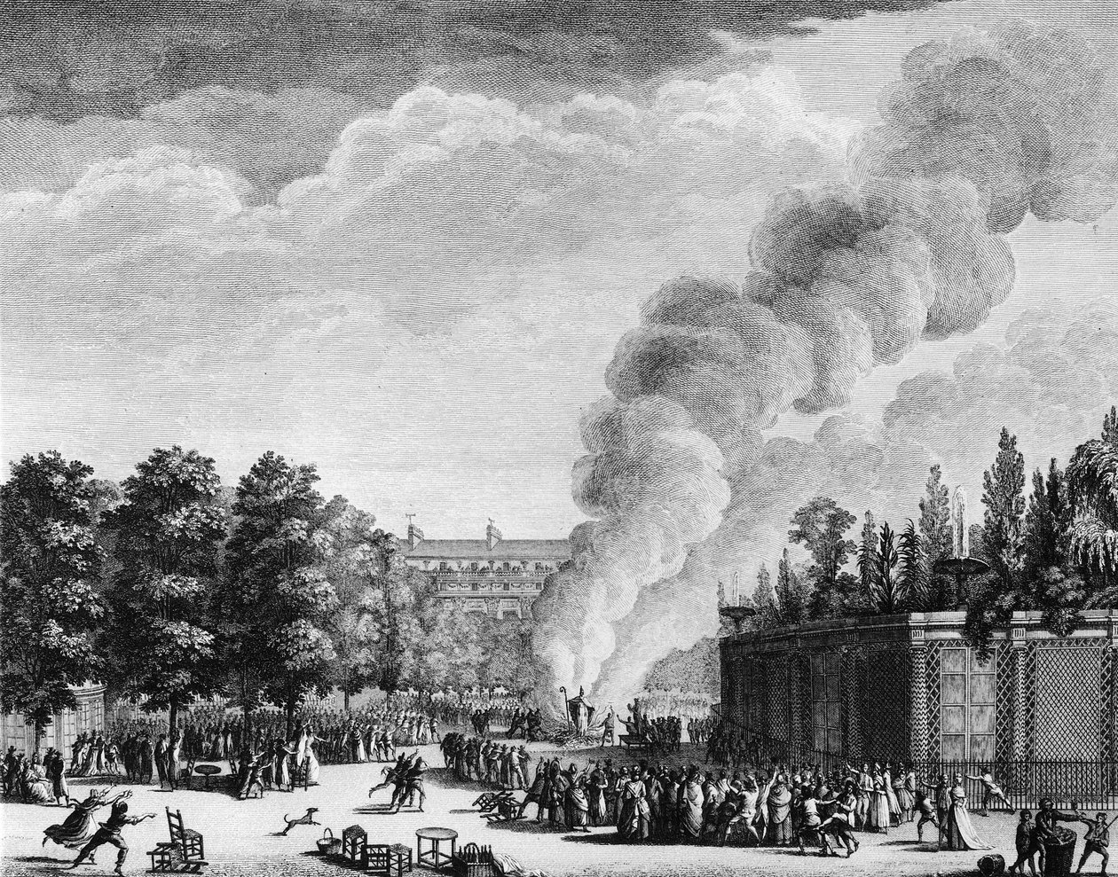 A francia forradalom, antiklerikalizmus: VI. Pius pápa modellje (Giannangelo, Braschi gróf VI. Piusnak vagy VI. Piusznak választották). alkotó: Jean Louis II (after) Prieur