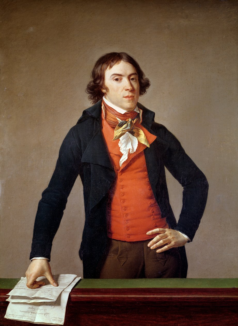 Bertrand Barere de Vieuzac (1755-1841) XVI. Lajos (1754-93) 1793. január 4-i ítéletével alkotó: Jean Louis Laneuville