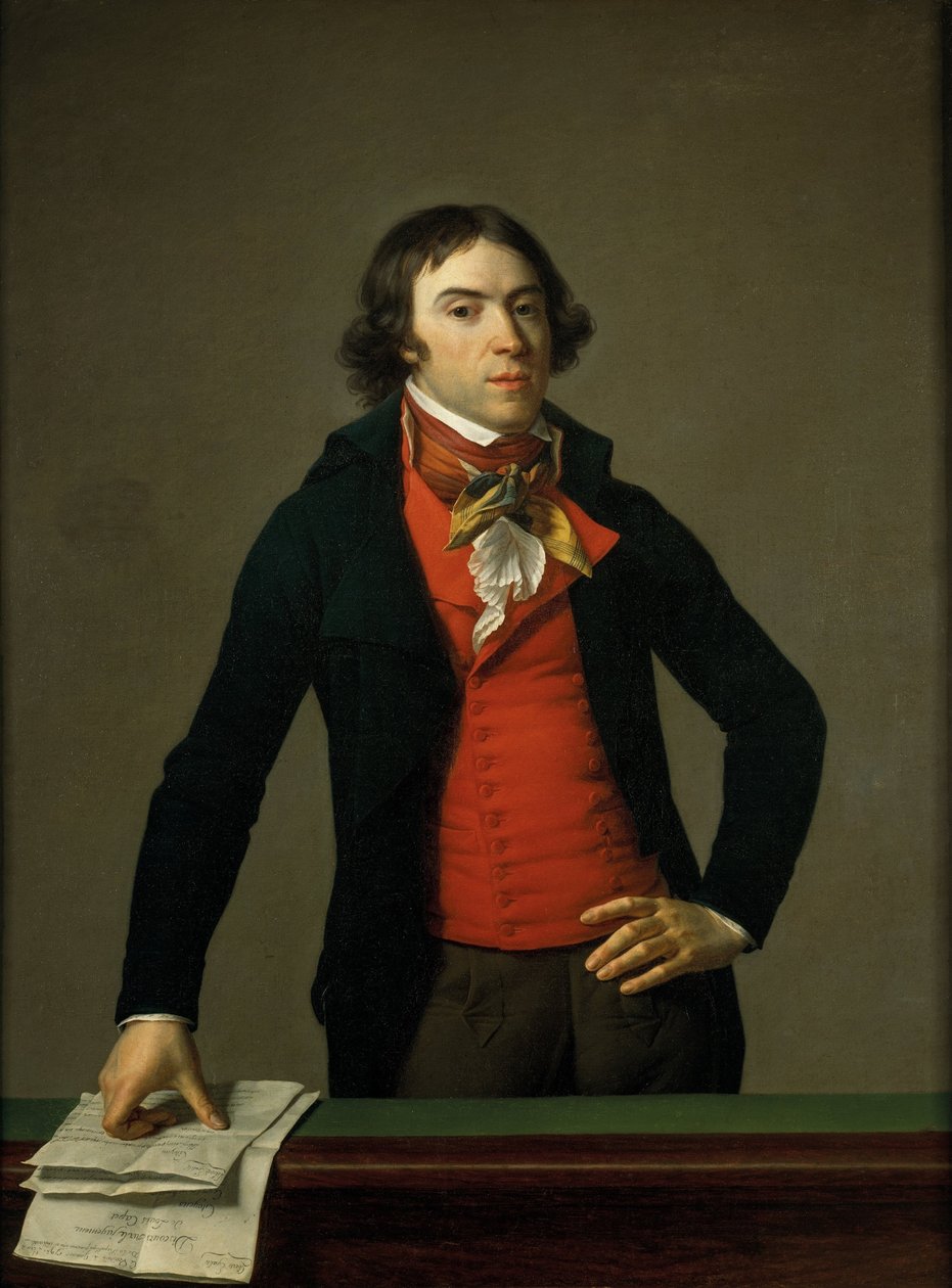 Bertrand Barère de Vieuzac (1755-1841), francia forradalmi politikus és angol kém portréja alkotó: Jean Louis Laneuville