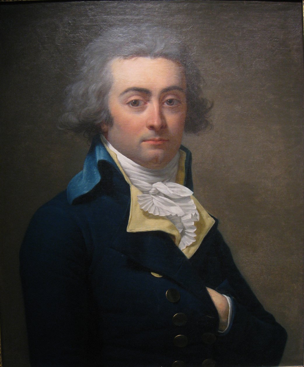Marie-Jean Hérault de Séchelles portréja 1759-1794, XVIII. század második fele. alkotó: Jean Louis Laneuville