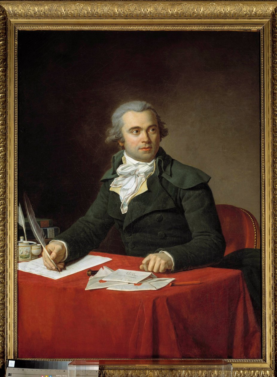 Jules Francois Pare (1755-1819) belügyminiszter portréja 1793-1794 Jean Louis Laneuville (1748-1826) festménye 1793 Párizs, Musee Carnavalet alkotó: Jean Louis Laneuville
