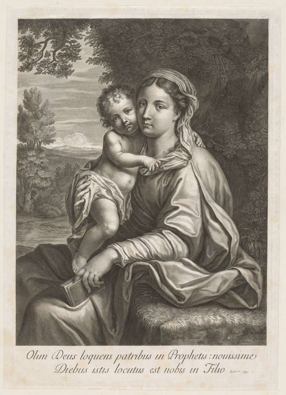 Madonna és gyermeke alkotó: Jean Louis Roullet