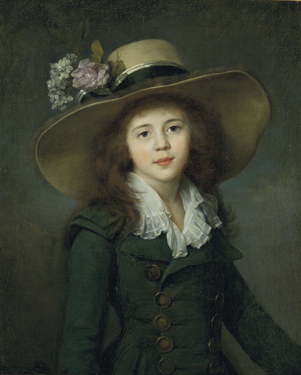 Elizaveta Alekszandrovna Sztroganova bárónő 1779-1818, 1780-as évek eleje. alkotó: Jean Louis Voille