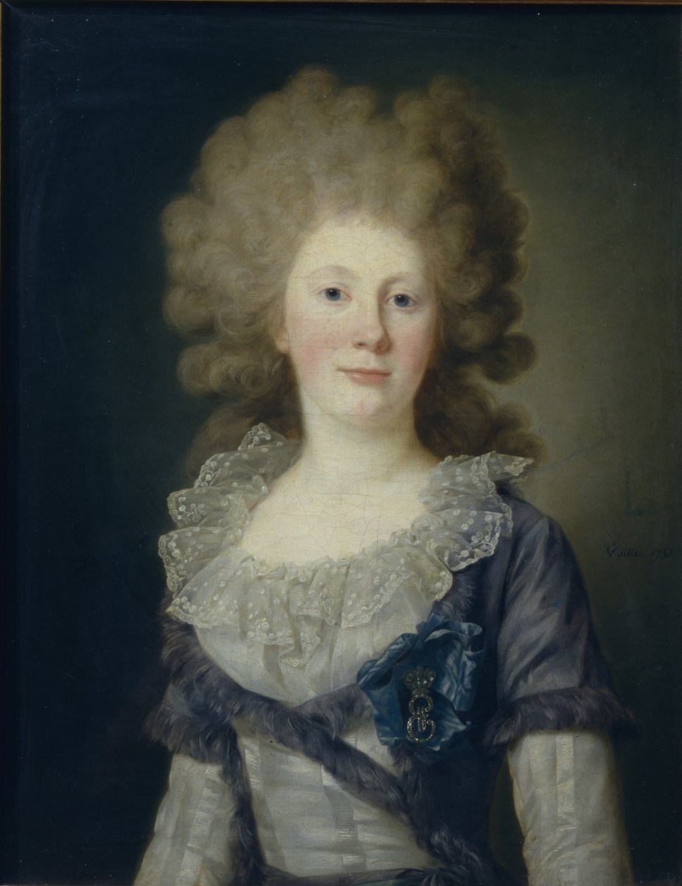 Szófia Vlagyimirovna Panina grófnő portréja 1774-1844, 1791 alkotó: Jean Louis Voille