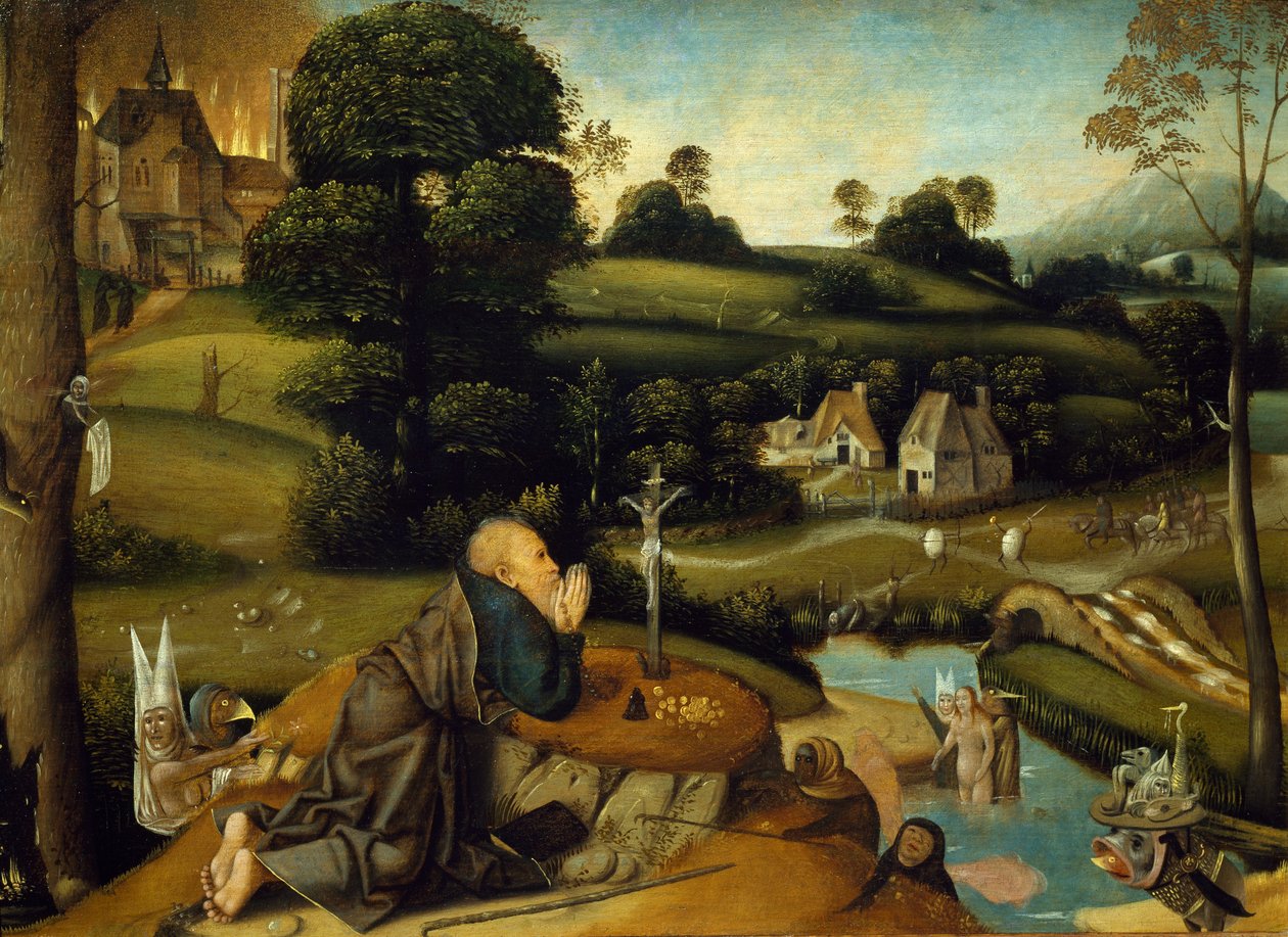 Szent Antal megkísértése, Jan Mandyn (körülbelül 1500-1560) alkotó: Jean Mandyn