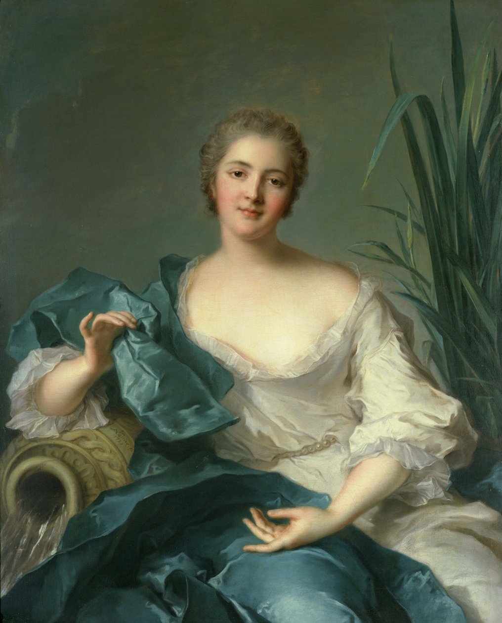 Madame Marie-Henriette Bertolo de Pleneuf portréja. alkotó: Jean Marc Nattier