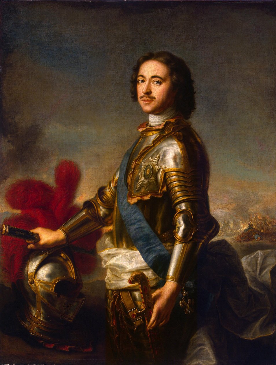 I. Péter portréja (1672-1725) alkotó: Jean Marc Nattier