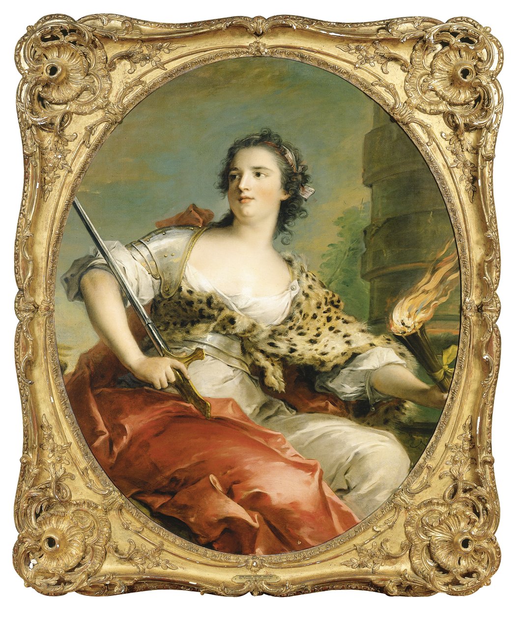 La Force, a Fortitude megszemélyesítője, 1743 alkotó: Jean Marc Nattier
