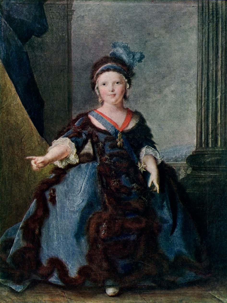 Lajos francia, 1754, 1910 alkotó: Jean Marc Nattier