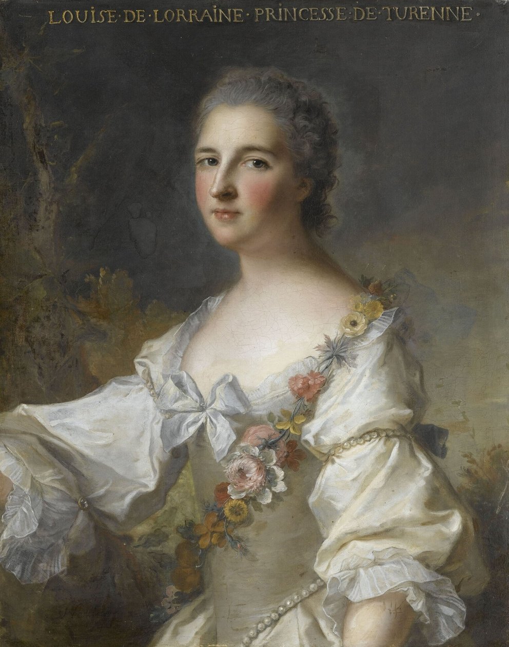 Louise-Henriette-Gabrielle de Lorraine, Turenne hercegnő, Bouillon hercegnője (1718-1788) alkotó: Jean Marc Nattier