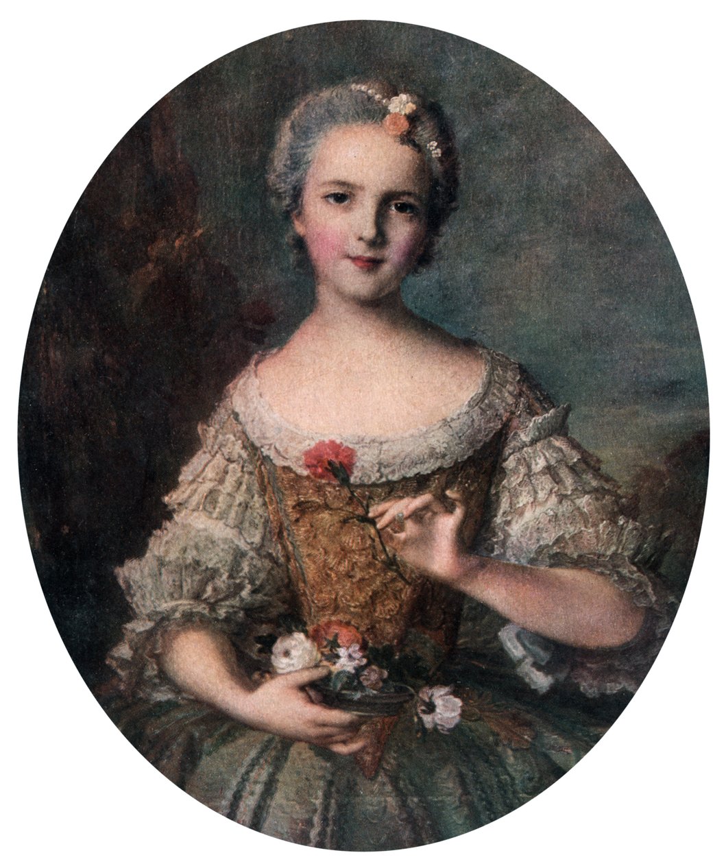 Madame Louise, XV. Lajos lánya, 18. század közepe, 1912. alkotó: Jean Marc Nattier