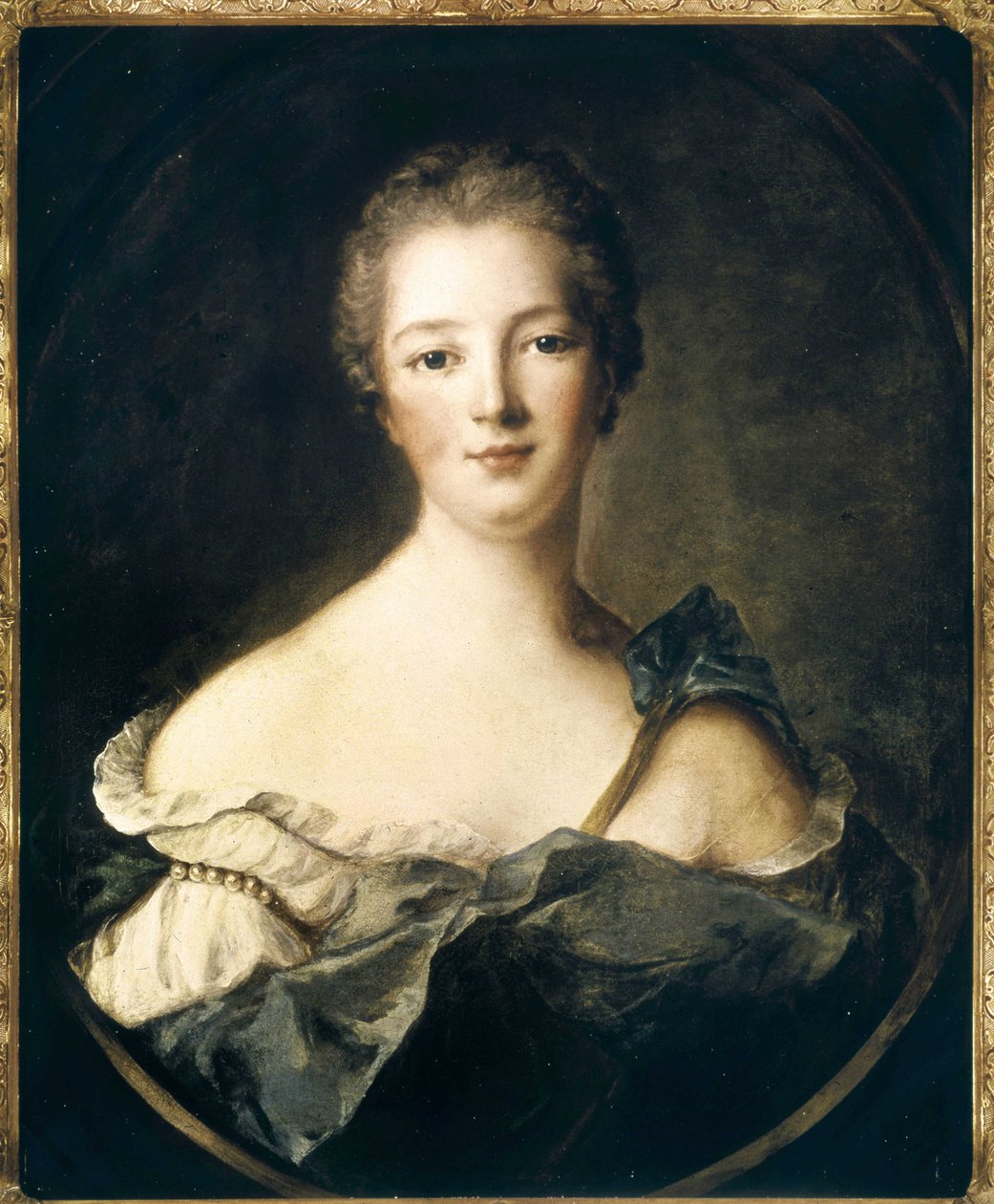 Jeanne Antoinette Poisson, Pompadour márkiné (Madame de Pompadour néven ismert) portréja alkotó: Jean Marc Nattier