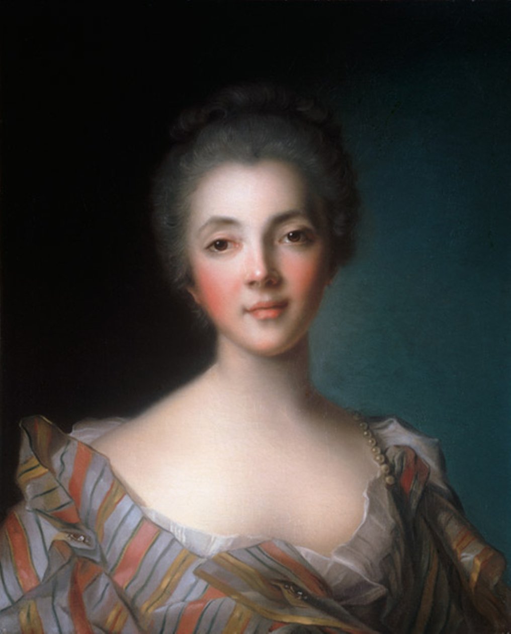 Louise Marie Madeleine de Fontaine-Dupin (1706-1799) portréja. alkotó: Jean Marc Nattier