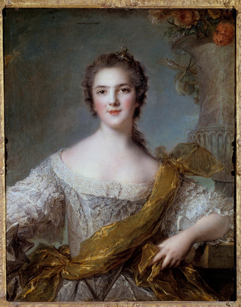 Madame Victoire de France (1733-1799) XV. Lajos lányának portréja Jean Marc (Jean-Marc) Nattier (1685-1766) festménye 1748 V 0,81x0,64 m alkotó: Jean Marc Nattier
