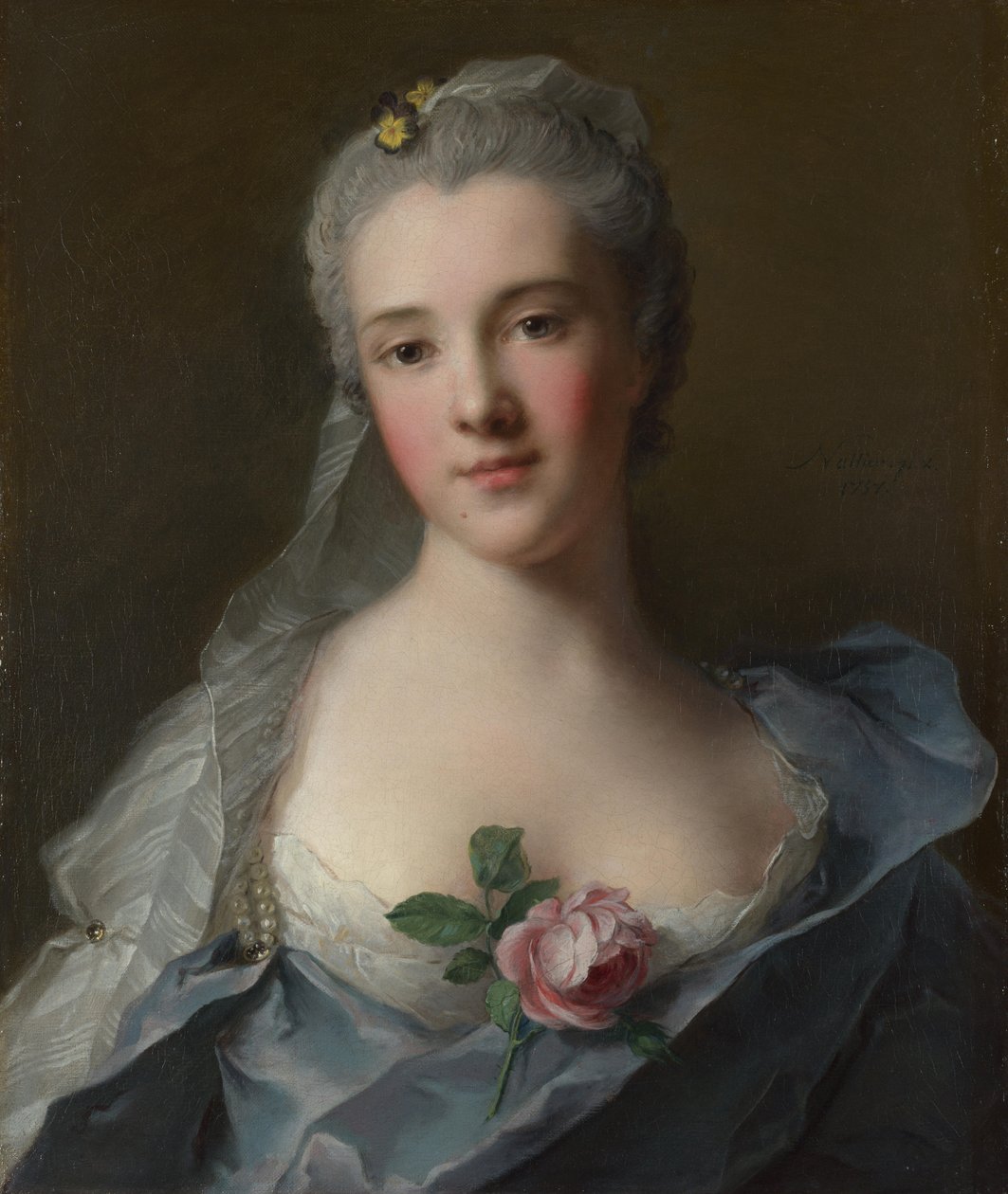 Manon Balletti portréja 17401776, 1757 alkotó: Jean Marc Nattier