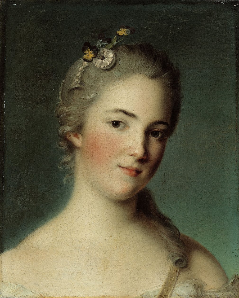Marie-Geneviève Boudrey portréja. alkotó: Jean Marc Nattier