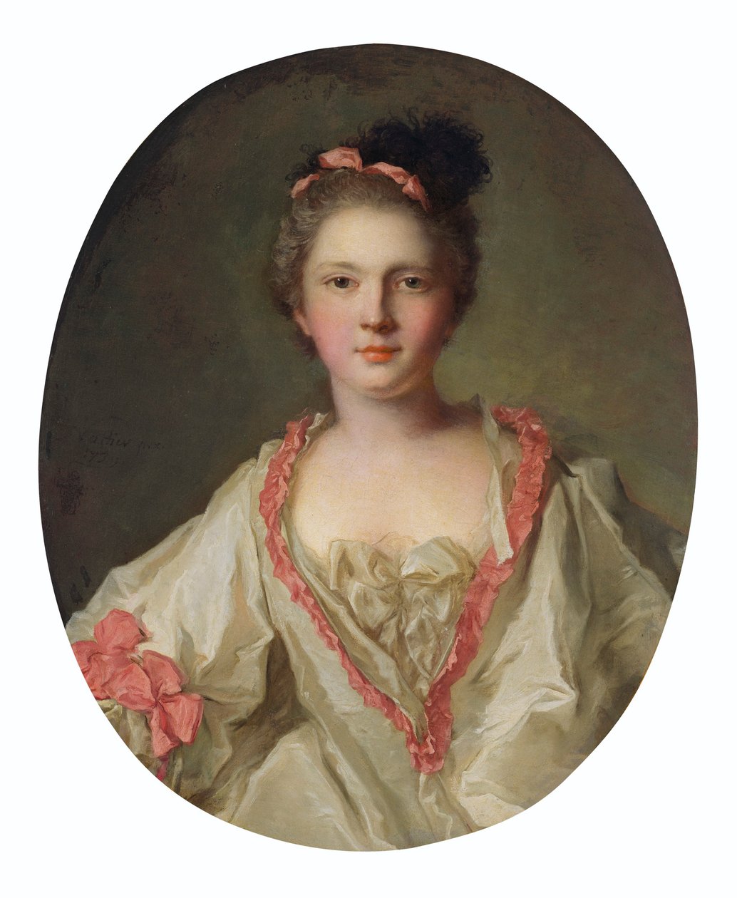 Marie-Thérèse Geoffrin 1715-1791, de la Ferté-Imbault márkiné portréja, 1739. alkotó: Jean Marc Nattier