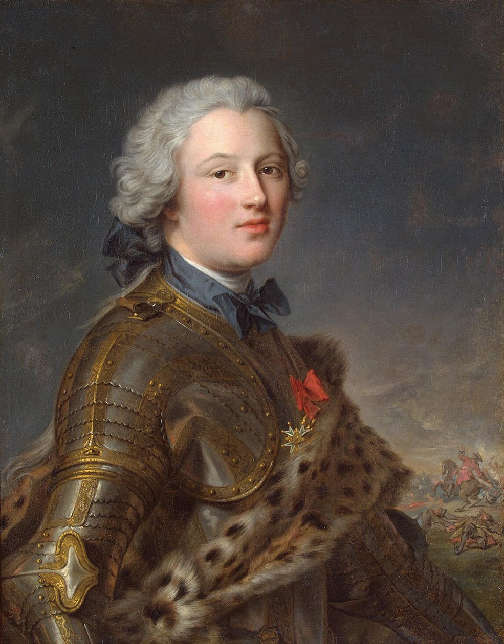 Pierre Victor, de Besenval de Brünstatt báró portréja 1722-1794, XVIII. század második fele. alkotó: Jean Marc Nattier