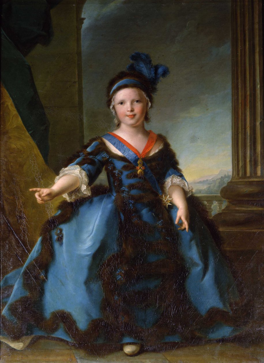 Xavier Lajos József herceg, burgundi herceg 1751-1761 portréja alkotó: Jean Marc Nattier