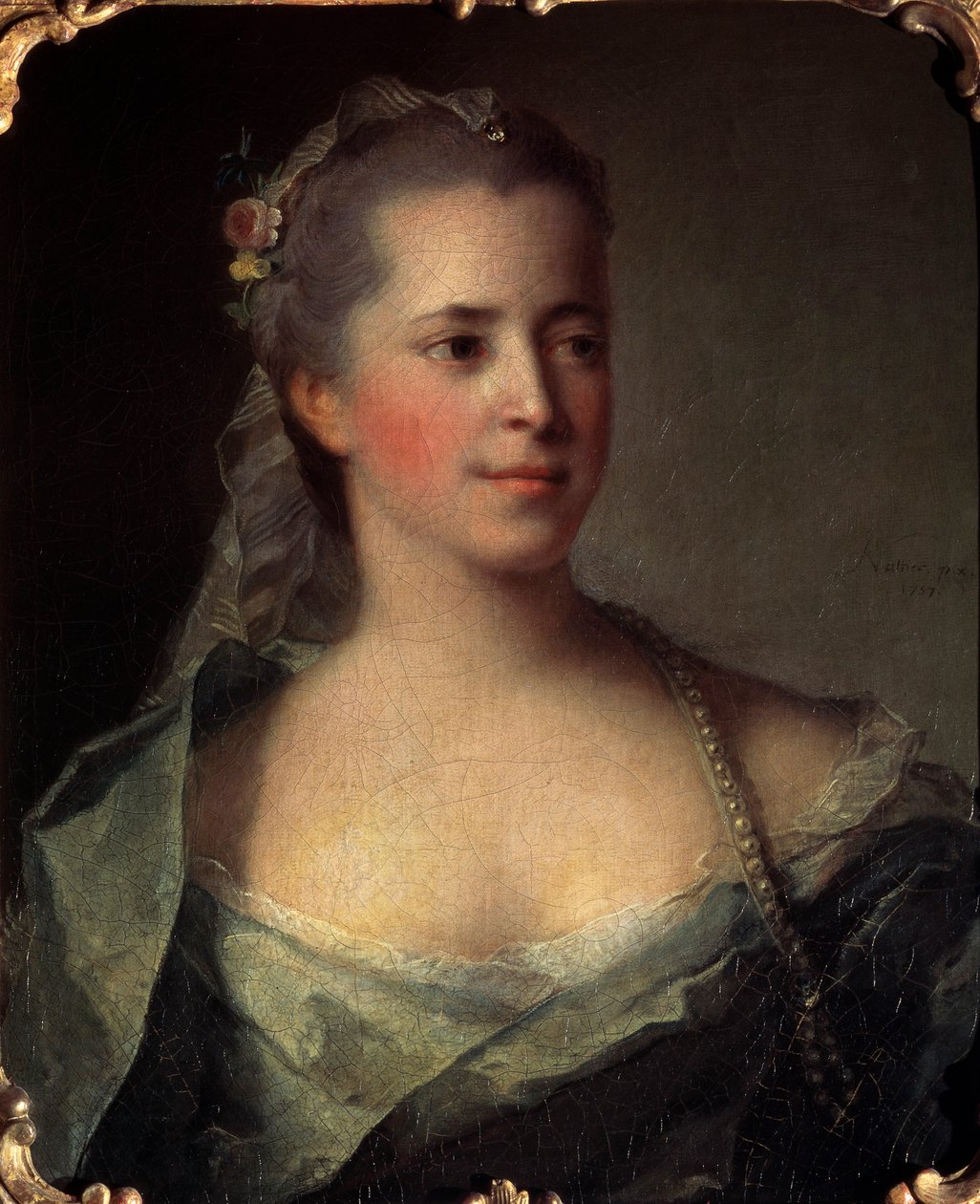 Egy hölgy portréja, 1757. alkotó: Jean Marc Nattier