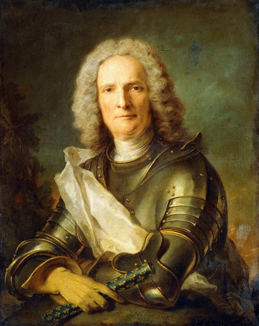 Egy francia marsall portréja, valószínűleg Chretien-Louis de Montmorency-Luxembourg alkotó: Jean Marc Nattier