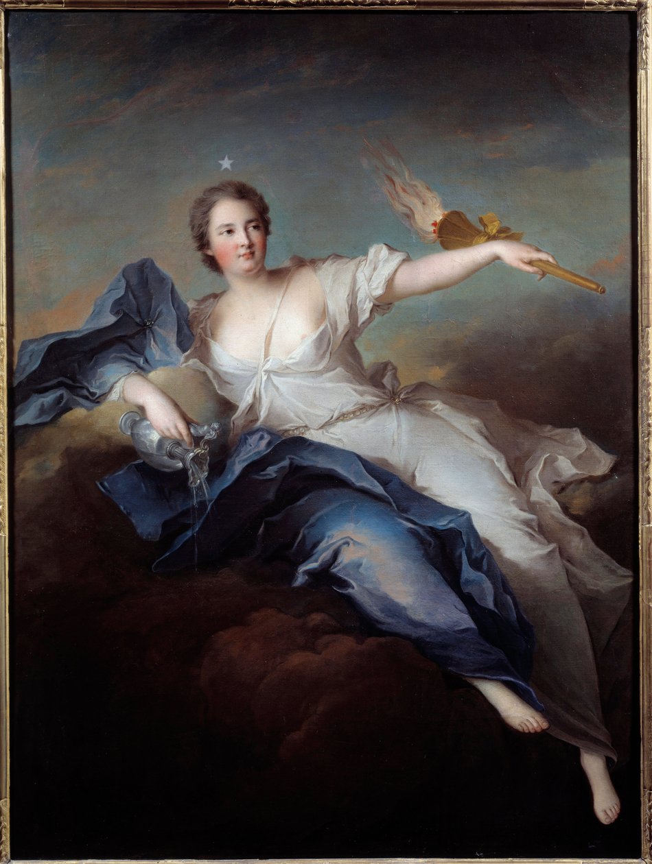 Az aurorai Chateauroux hercegnő portréja (Marie Anne de Mailly Nesle alkotó: Jean Marc Nattier