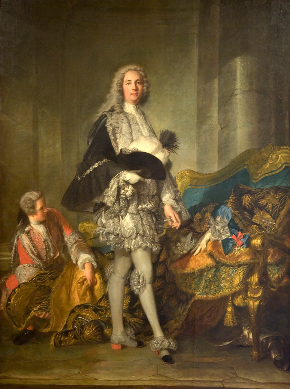 Richelieu herceg, Franciaország marsalljának portréja (1696-1788) alkotó: Jean Marc Nattier