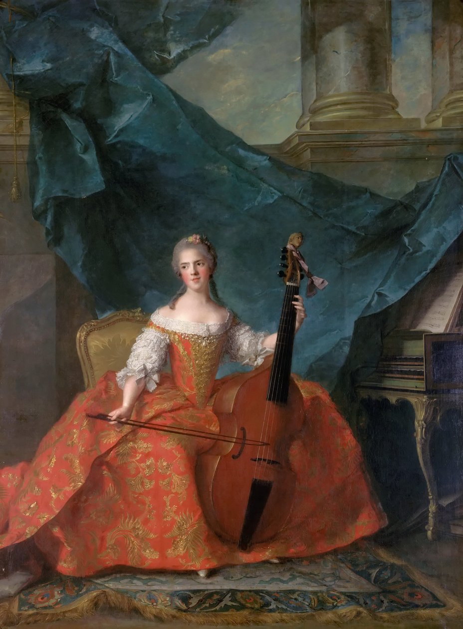Anne Henriette francia hercegnő 1727-1752 alkotó: Jean Marc Nattier