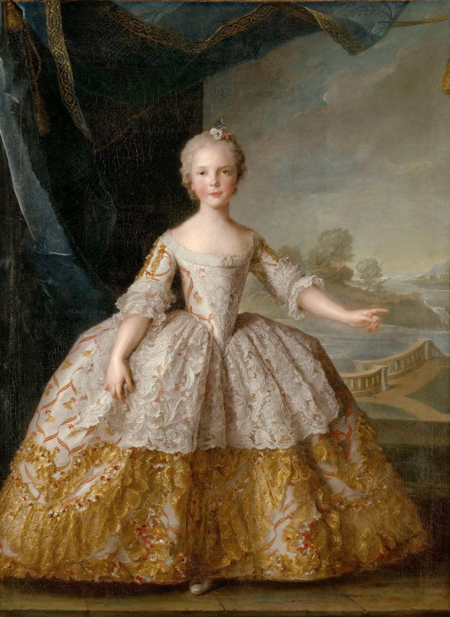 Izabella pármai hercegnő 1741-1763 gyermekként alkotó: Jean Marc Nattier