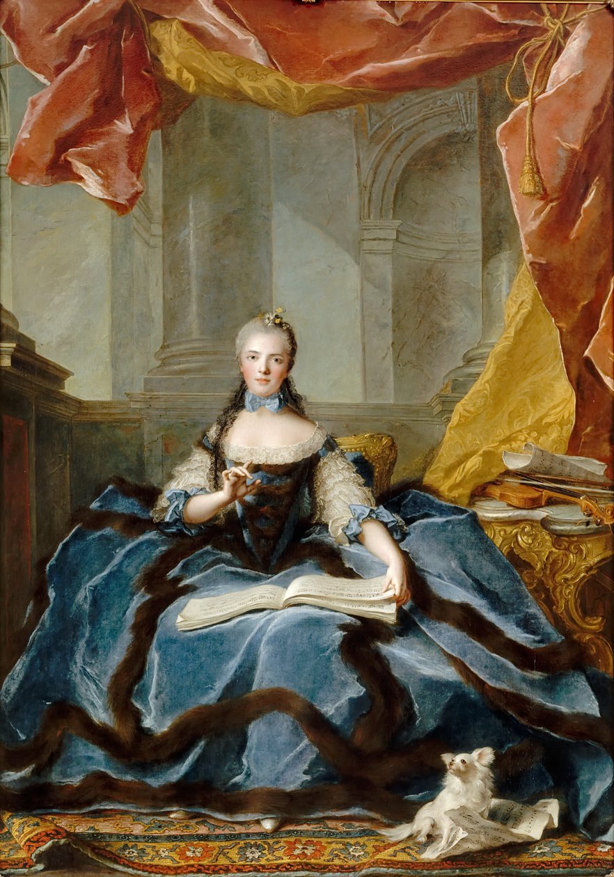 Marie Adelaide francia hercegnő 1732-1800 alkotó: Jean Marc Nattier