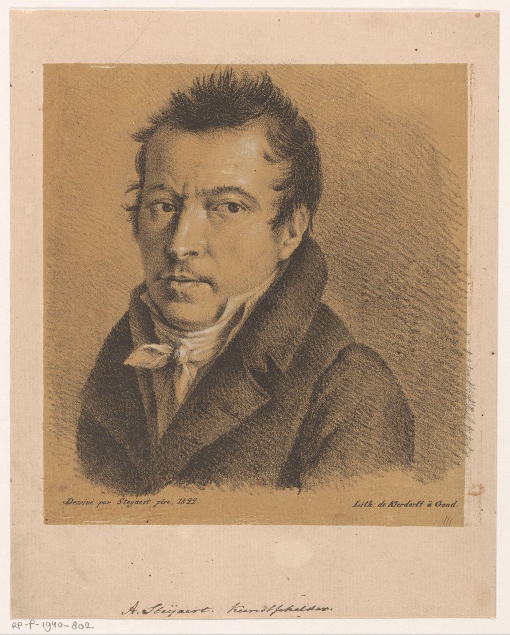 Antoine Ignace Steyaert portréja alkotó: Jean Matthieu Kierdorff