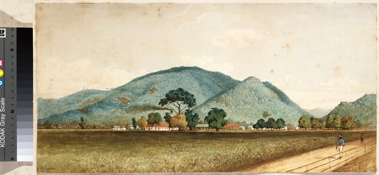 A St. Clare Sugar Factory, Port of Spain, Trinidad alkotó: Jean Michel Cazabon