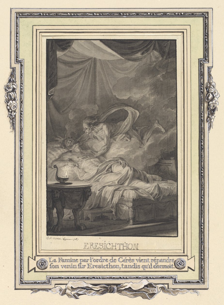 Éhínség Ceres parancsára... alkotó: Jean Michel Moreau