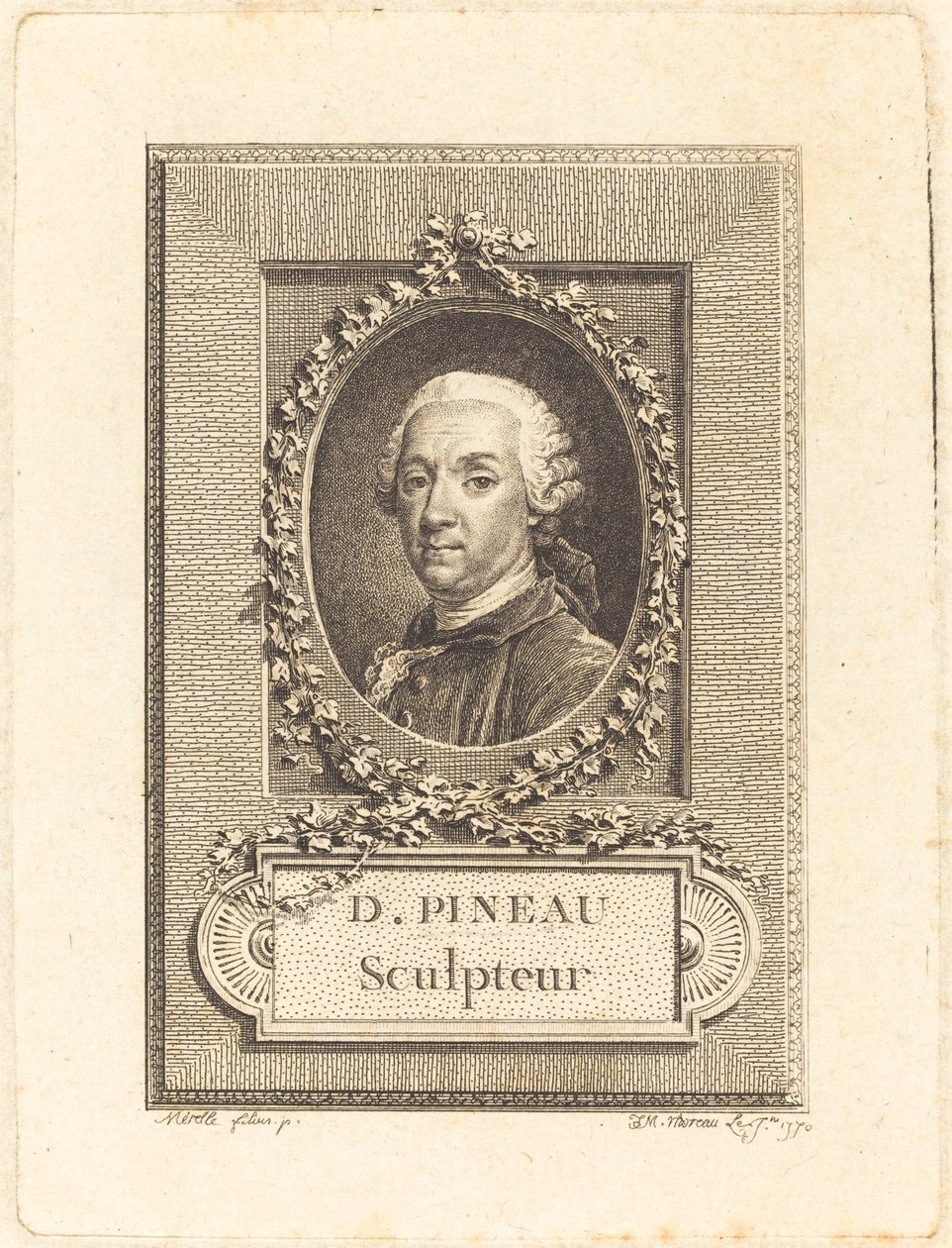 D. Pineau, szobrász alkotó: Jean Michel Moreau after Pierre Paul Merelle