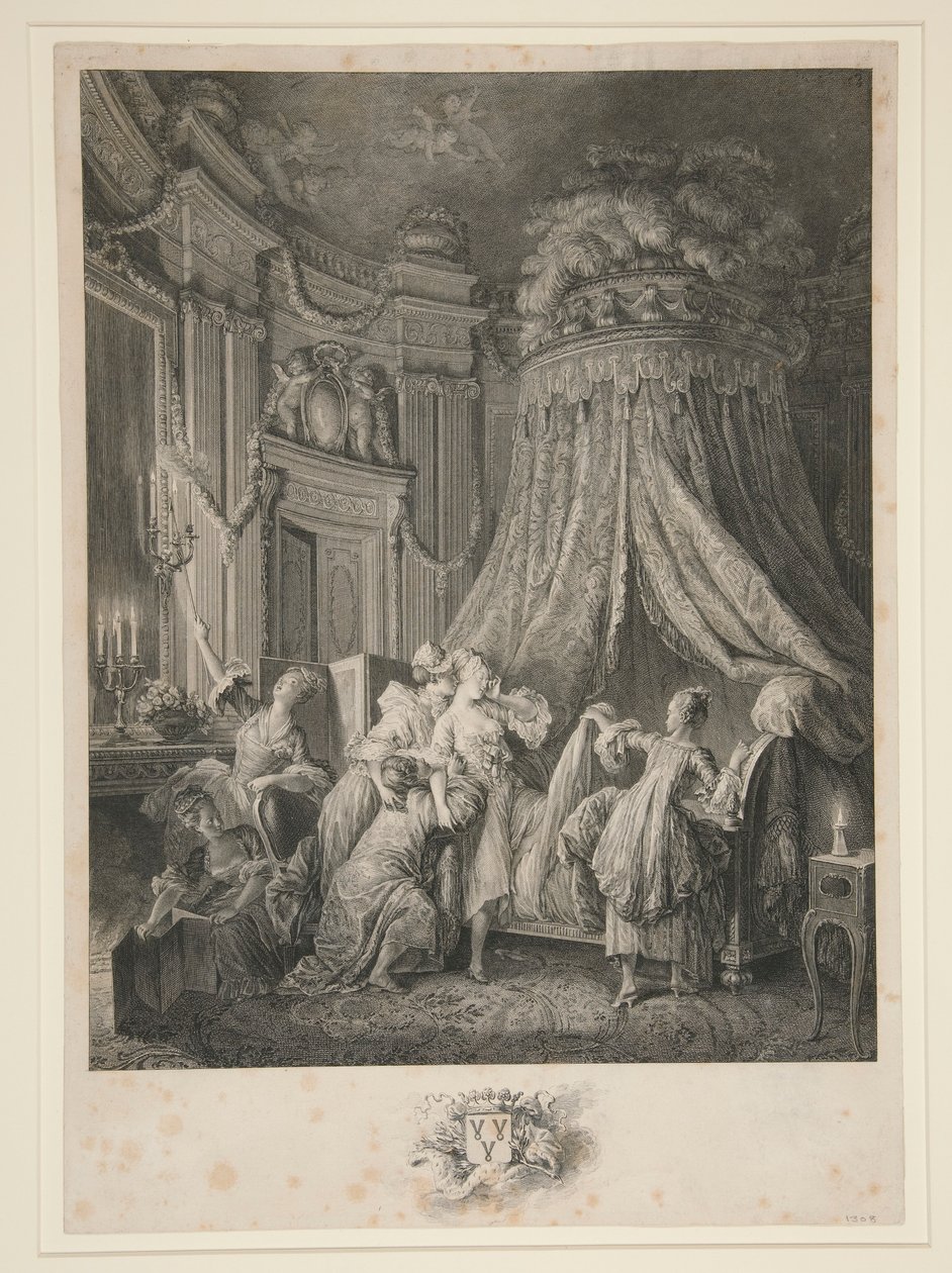 A menyasszony naplemente alkotó: Jean Michel Moreau le Jeune