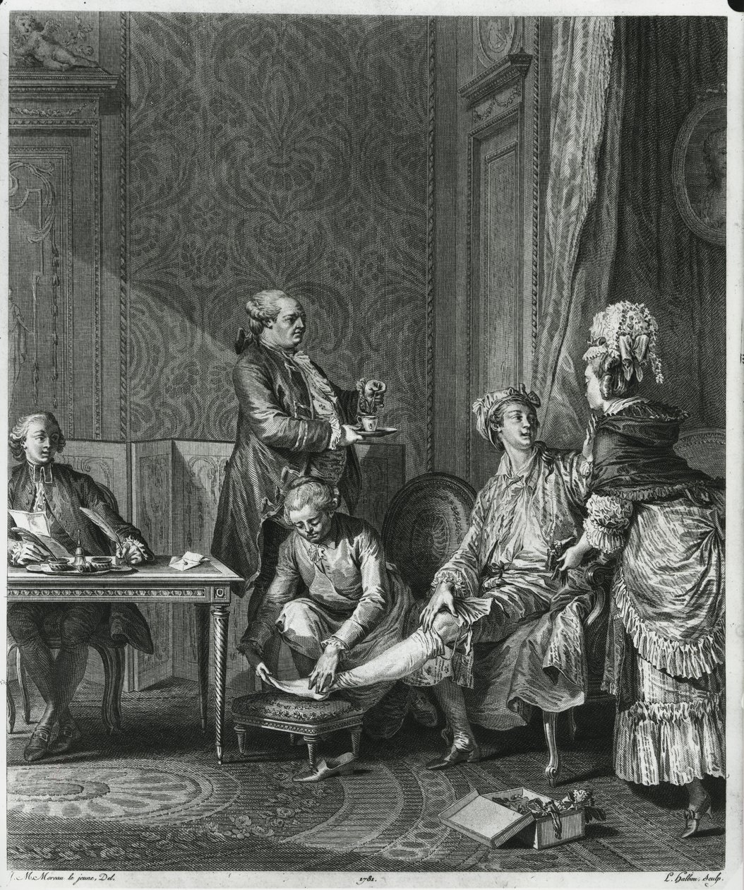 A töltés, Louis Michel Halbou (1730-1809 körül) metszet, 1781 alkotó: Jean Michel the Younger Moreau