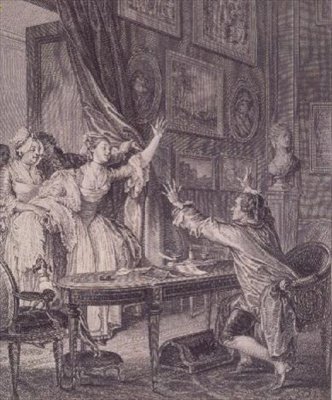 Ez egy fiú, vésette P.C. Baquoy (1759-1829) alkotó: Jean Michel the Younger (after) Moreau