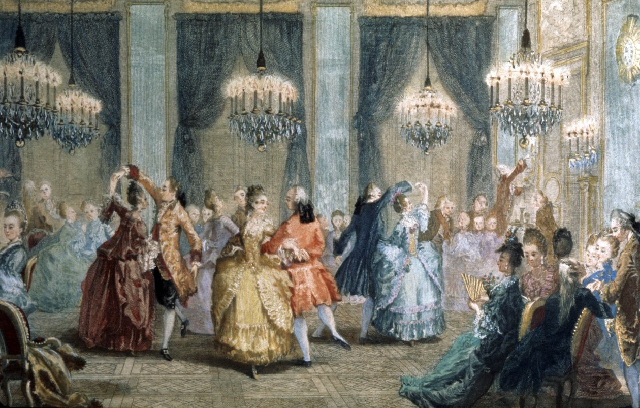18. századi bál alkotó: Jean Michel the Younger Moreau