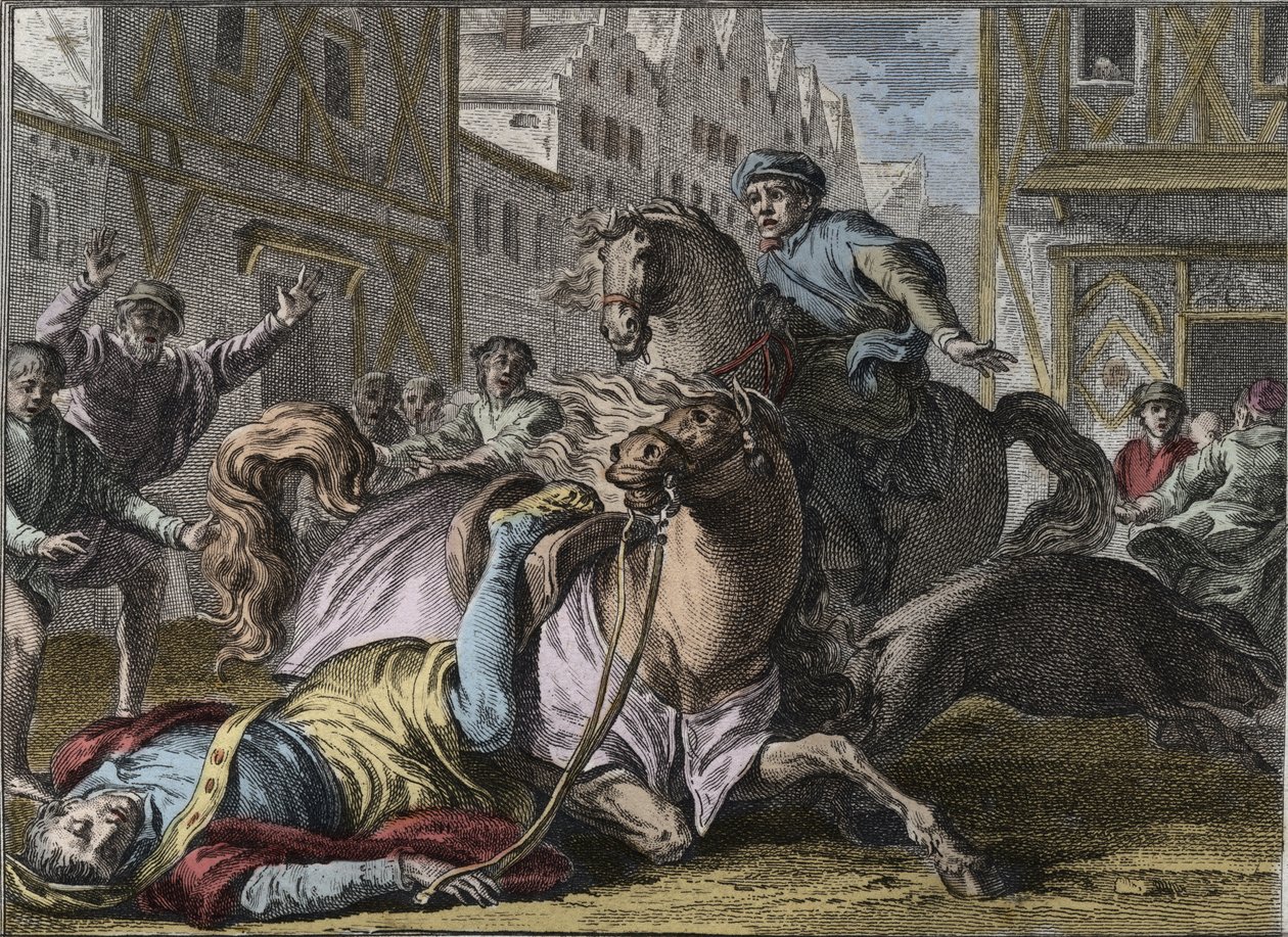 Philippe francia halála (1116-1131), Párizs alkotó: Jean Michel the Younger Moreau
