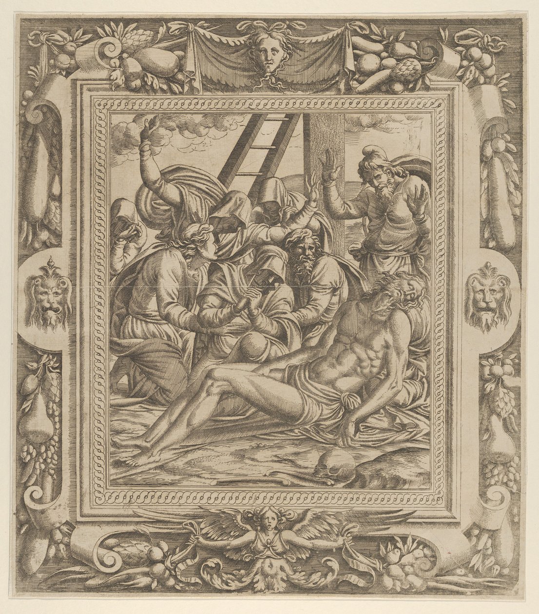 Siralom Krisztus felett, 1535-55. alkotó: Jean Mignon
