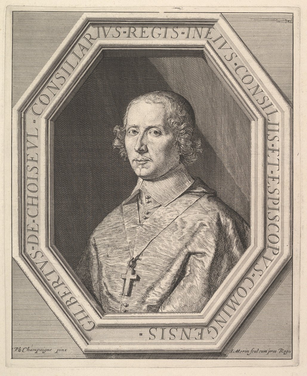Gilbert de Choiseul-Praslin, Comminges püspöke. alkotó: Jean Morin