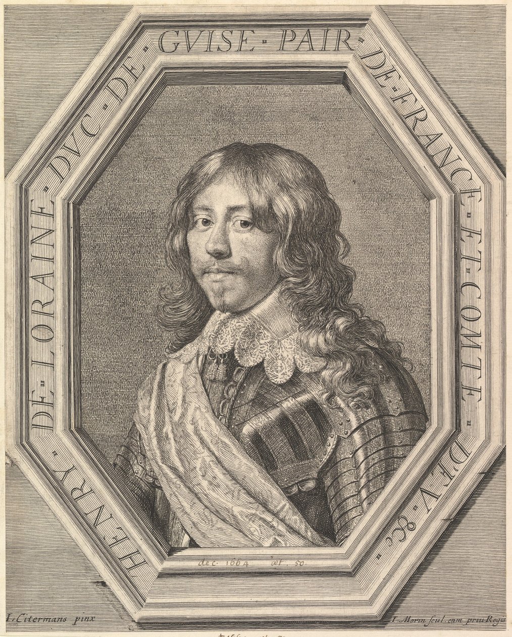 II. Lotharingiai Henrik, Guise hercege. alkotó: Jean Morin
