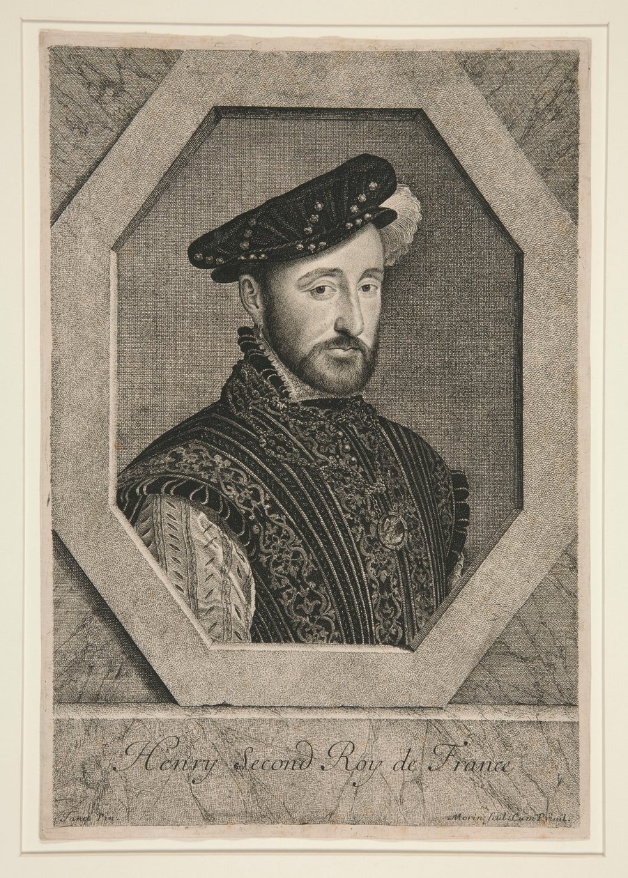 Henrik francia király (1519-1559) alkotó: Jean Morin