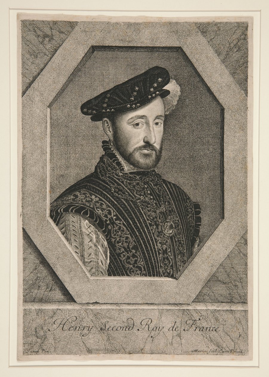II. Henrik, Franciaország királya (1519-1559) alkotó: Jean Morin