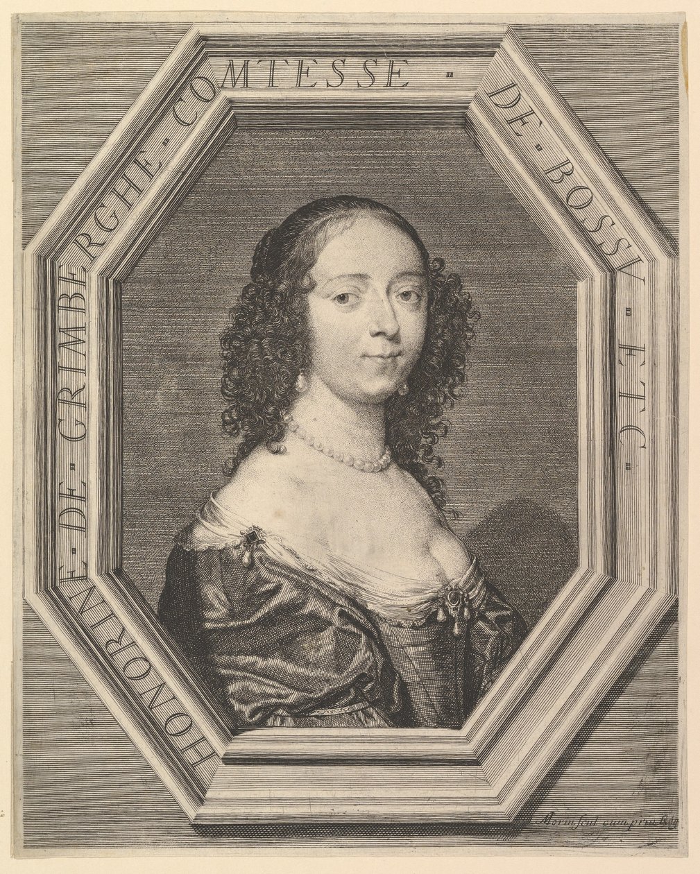 Honorine de Grimberghe, a púpos grófnő. alkotó: Jean Morin