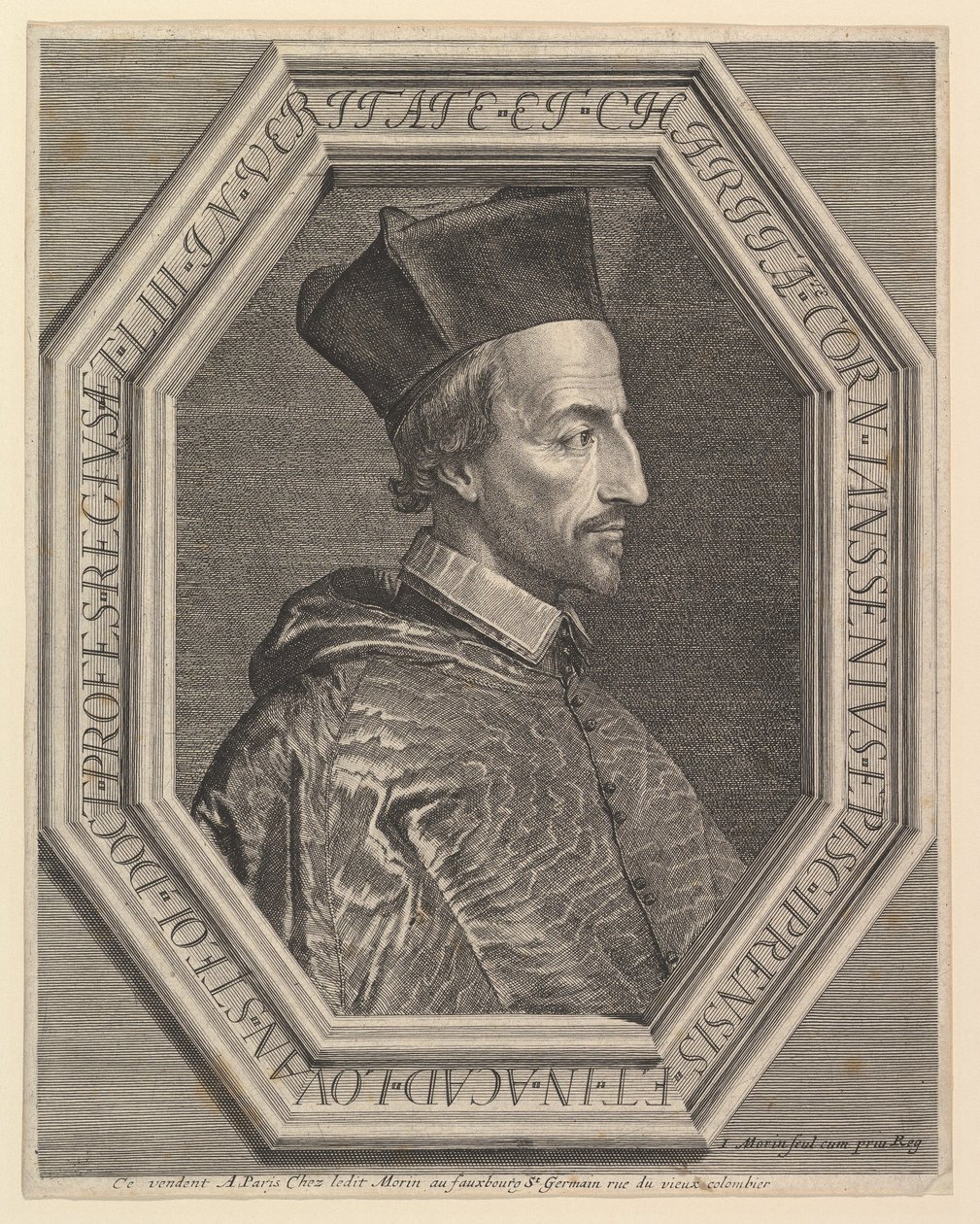 Jansenius, eveque dYpres. alkotó: Jean Morin